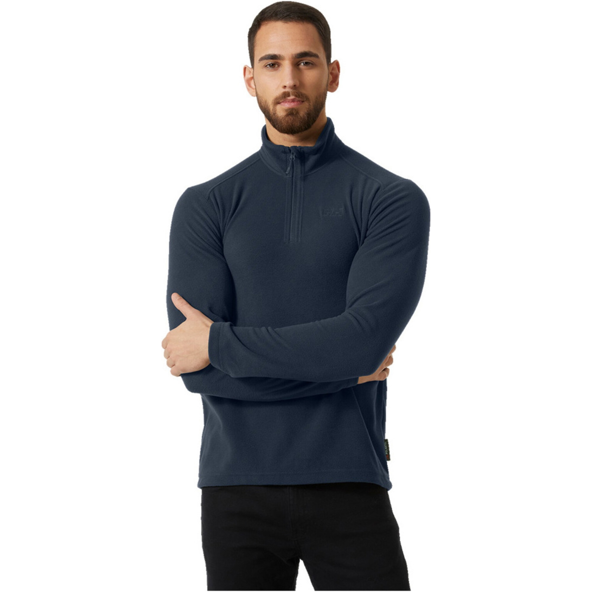2025 Helly Hansen Herre Daybreaker 1/2 Zip Fleece 50844 - Navy